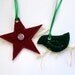 Gift Tags, Fabric Gift Tags, Rustic Ornaments