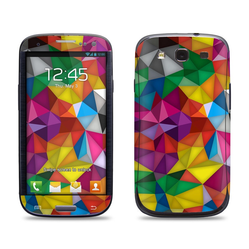 Samsung Galaxy S3 Phone Case Cover Decal - Colorful Geometry