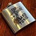 Flask - Custom Engraved Beard Tonic Or Elixir Flask, Personalized Engraved Hip Flask, Steampunk Flask, Groomsman Flask