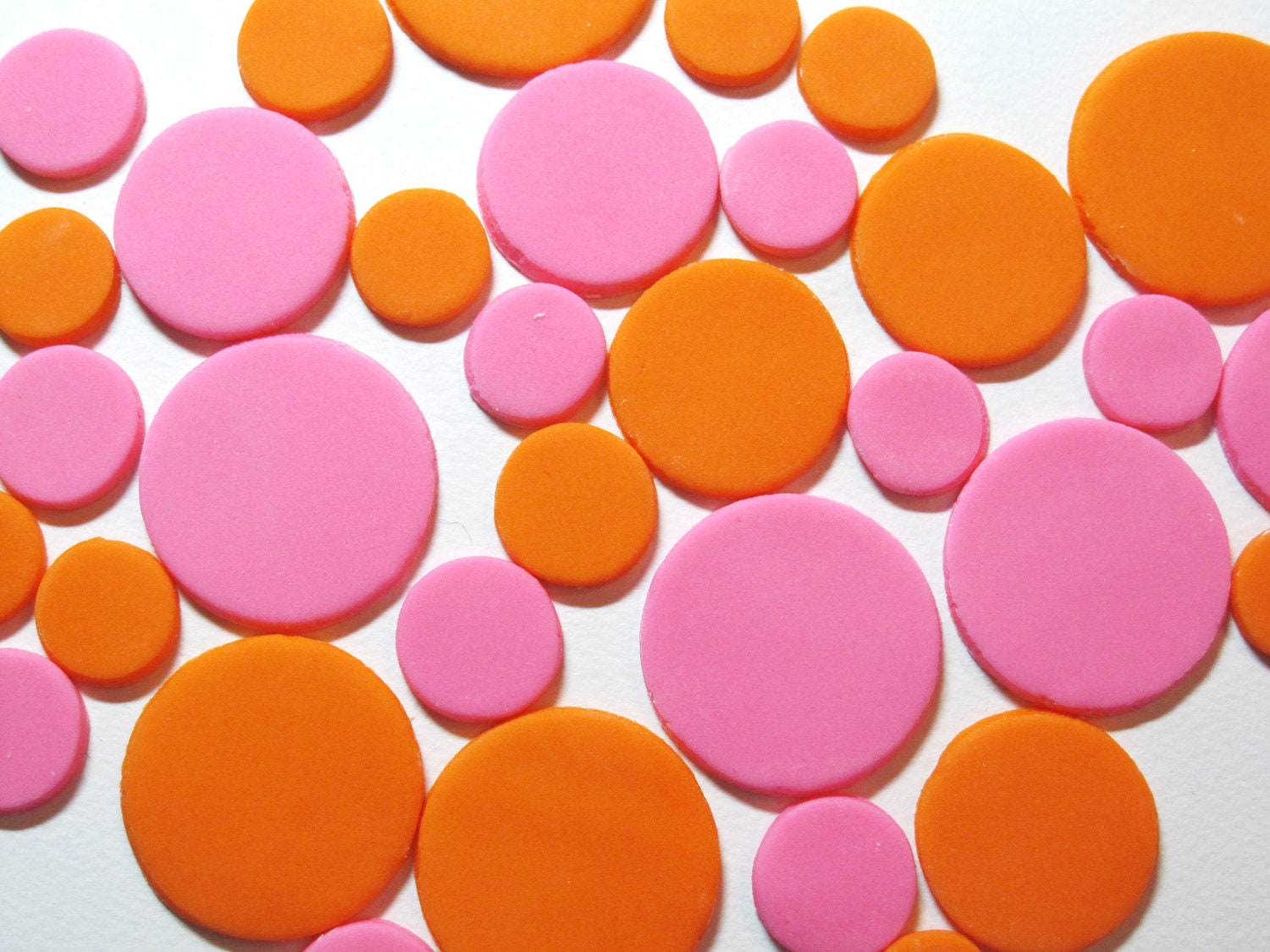 Circle Fondant Shapes for cake or cupcakes, Fondant Polka Dots for cake Il_170x135