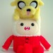Finn and Jake Plush -- Best Friend Babies, Adventure Time Finn, Jake, very limited edition Baby Jake