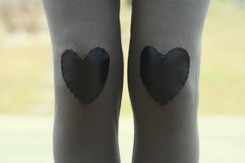 My Leather Heart Leggings // size large