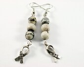 BPD Awareness Webbed Jasper Earrings