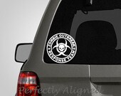 Zombie Outbreak Response Team decal for cars, macbooks, flamethrowers, etc...