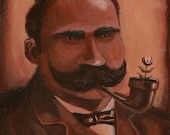 Ye Olde Portrait of Mario w/pipe