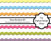 30 Digital Borders - Clip Art For Digital Scrapbooking And Print (Buy 2 get 1 free) website borders, clipart borders, borders - 4