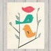 Nursery Art Print - Balancing Birds - 8x10