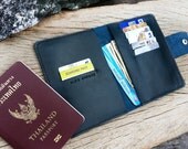 Teal passport wallet