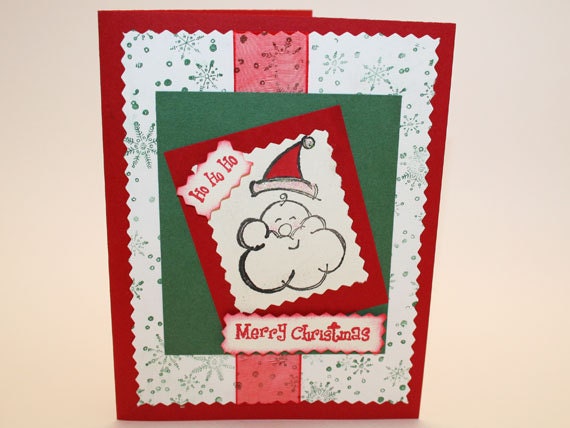 Christmas Card - Santa Ho, Ho, Ho