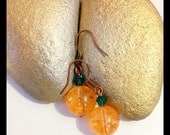 Oranges Dangle Earrings