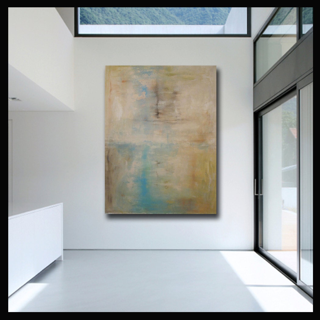 60" Contemporary Original Modern Abstract Wall Decor Painting by Libby Fine Art