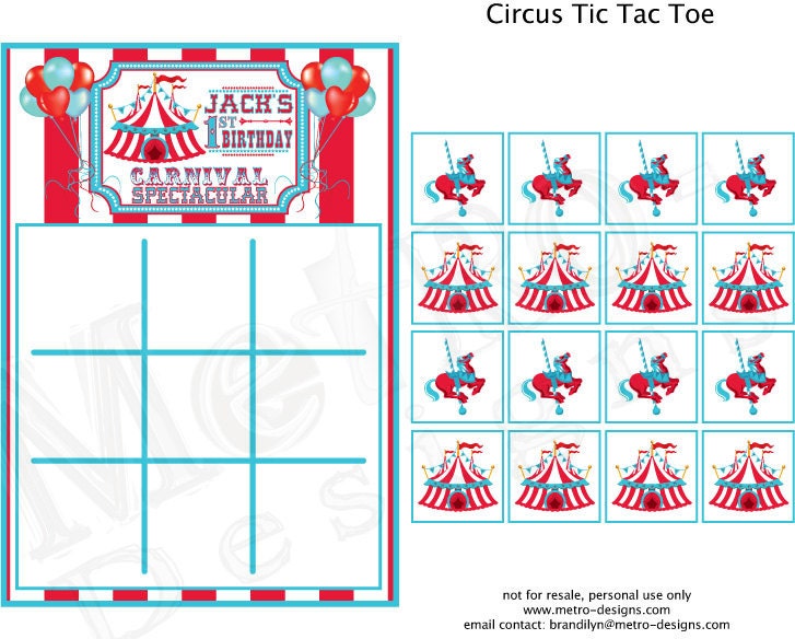 Circus Party Games - D.I.Y. Il_570xn