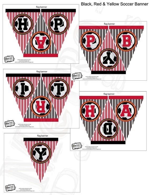 Soccer Star Banner: Digital File Il_570xn