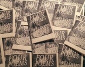 FOUR POEMS by Weldon Gardner Hunter poetry chapbook zine