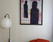 Living indoor (original oil on canvas ready to hang)