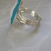 Dapper Rabbit Blue Cameo Adjustable Ring