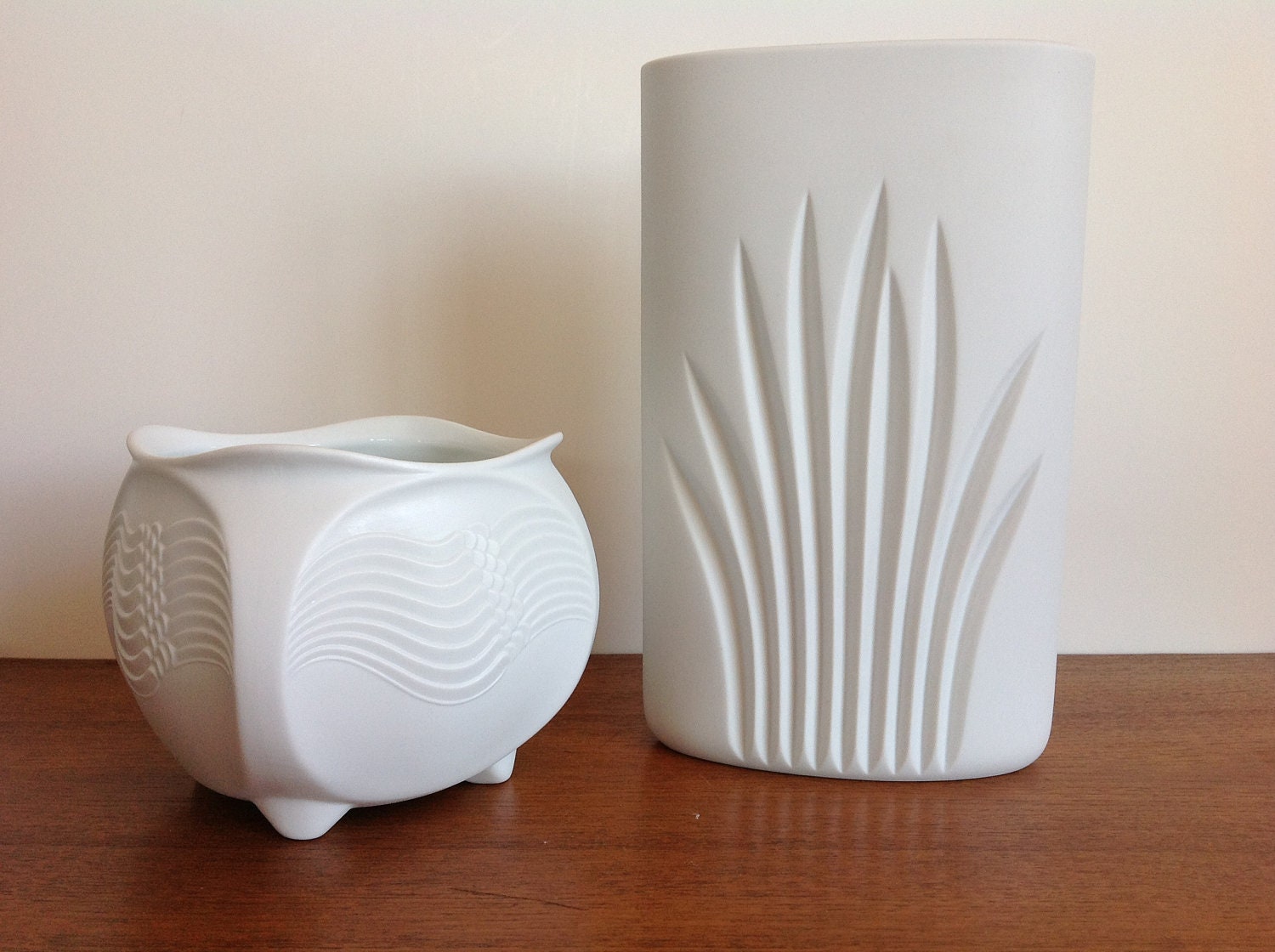 Claus Josef Riedel for Rosenthal Studio Line Large Foliage Vase
