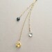 Family/Mother's Necklace, Personalized Necklace, Gold-filled, Birthstone Necklace, Unique Mother's Jewelry, Mother of Three