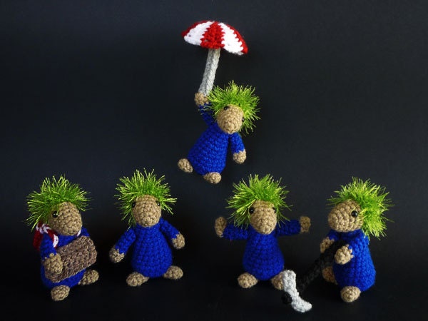 Lemmings video game inspired plushie
