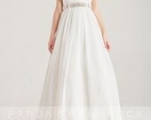 Eos/wedding gown/bridal dress/bride/custom made/plus size/long sleeves/vintage style