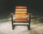 East Polk Low Lounger, rustic modern, chair
