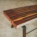 Sixty-two bench, rustic modern, coffee table, bench
