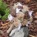Burlap Rose Bouquet With Pearls and Lace - 2 Rose Colors, 2 Filler Colors, Burlap Wrap and Pearl Pins