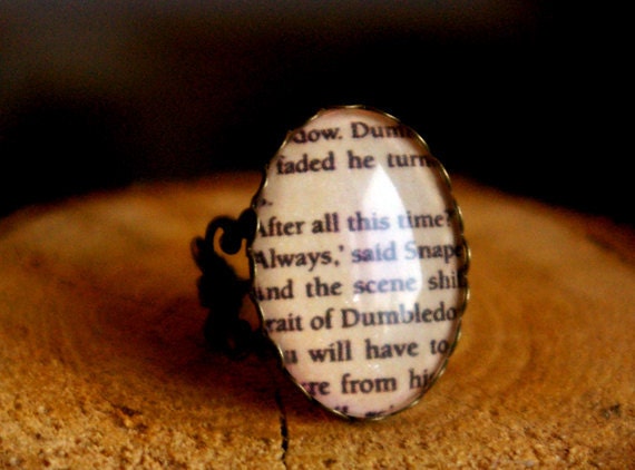 Harry Potter Snape quote - adjustable ring