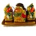 50% OFF Vintage Vegetable Shaped Condiment Set With Tray
