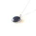 Lapis Lazuli Sterling SIlver Necklace- Starry Night/Dark Blue/Holiday Shopping/Gifts Under 40/OOAK/Gemstone Jewlery/Woman's Jewelry