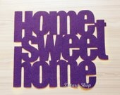 Doormat / mat / rug  "Home sweet home". Personalized