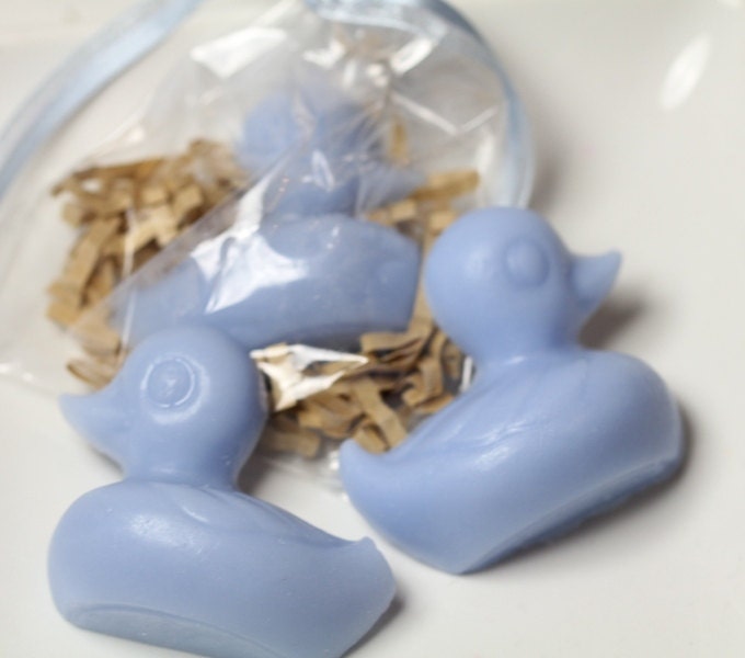 Rubber Duck Baby Shower Soap  - Baby Shower Party Favors - Blue Ducks Set of 20