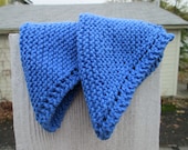 Bright Blue Dishcloths