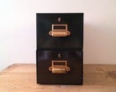 Pair of Index File Drawers