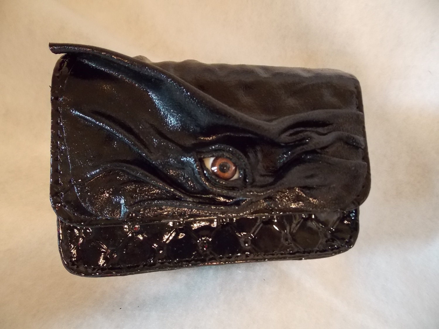 Leather Purse Clutch Goth Halloween Witch Wiccan Pagan