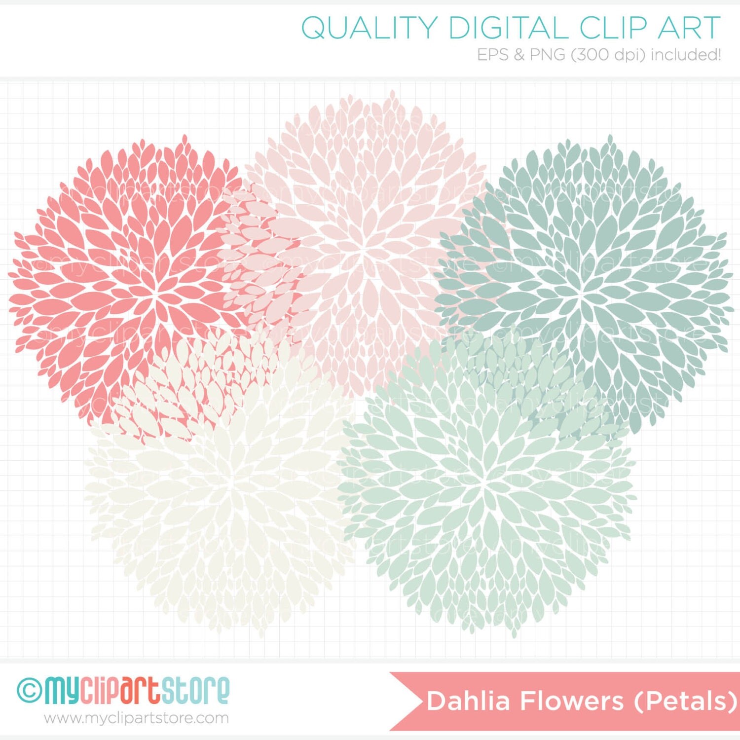 clip art dahlia flowers - photo #4