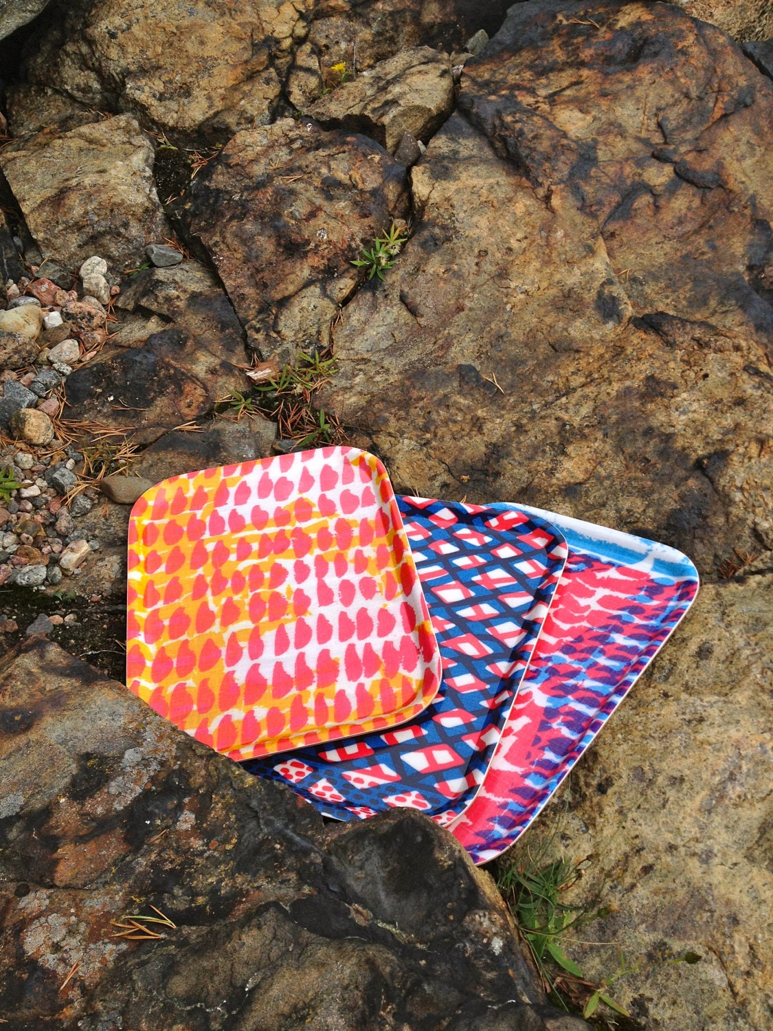 Trio of Wooden Breakfast Trays