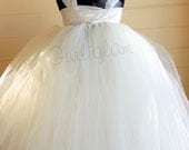 Ivory Flower Girl Dress, Tutu dress