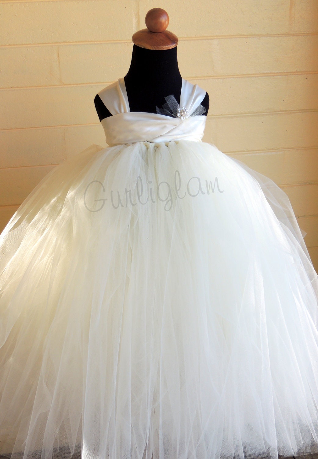 Ivory Flower Girl Dress, Tutu dress