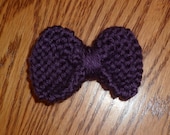 Custom Knitted Bows and or bow-ties Options (More Colors Available), for BOY or GIRL, add to HAT