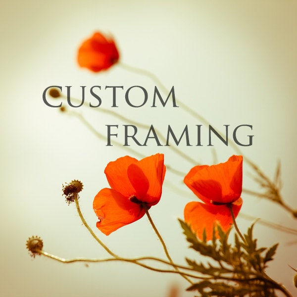 Custom listing for Jenn, Summer Poppies Photography, 4x4 Gallery wrap