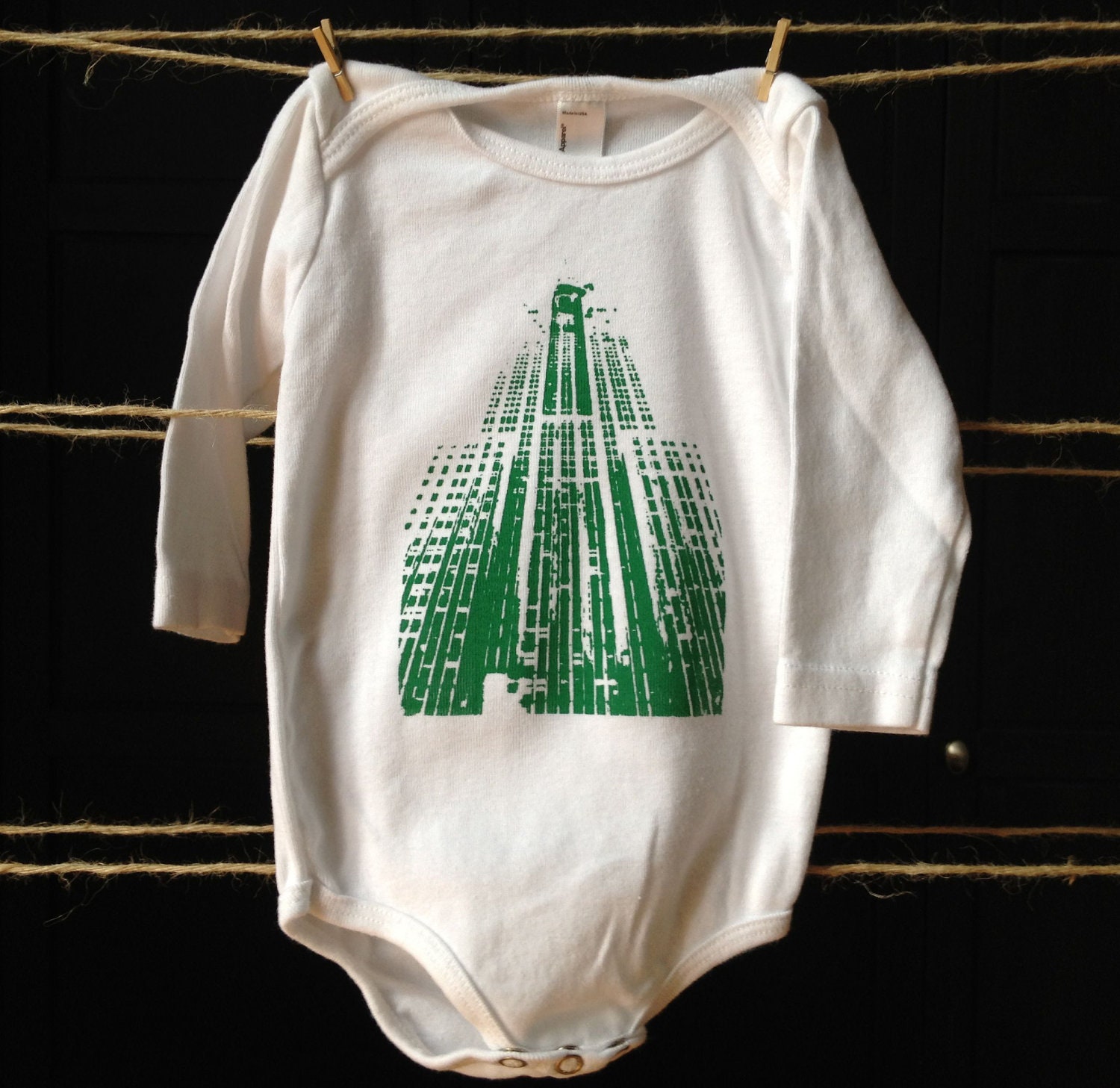 Empire State Building - Handmade onesie design