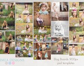 INSTANT DOWNLOAD Blog Board psd template, 900 px wide