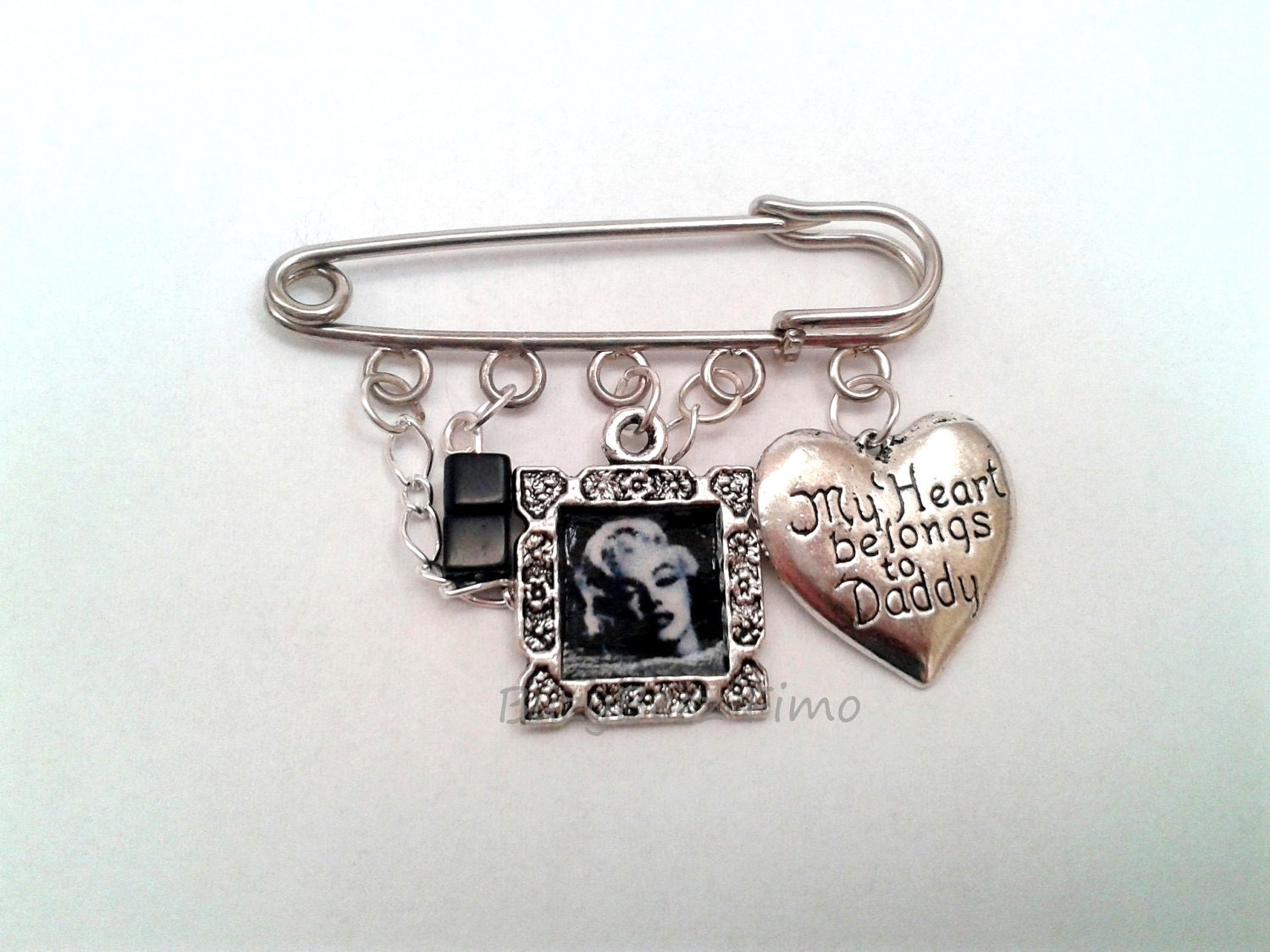 Marylin Monroe bag pin
