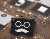Manly Mustache & Monocle Gift Tags