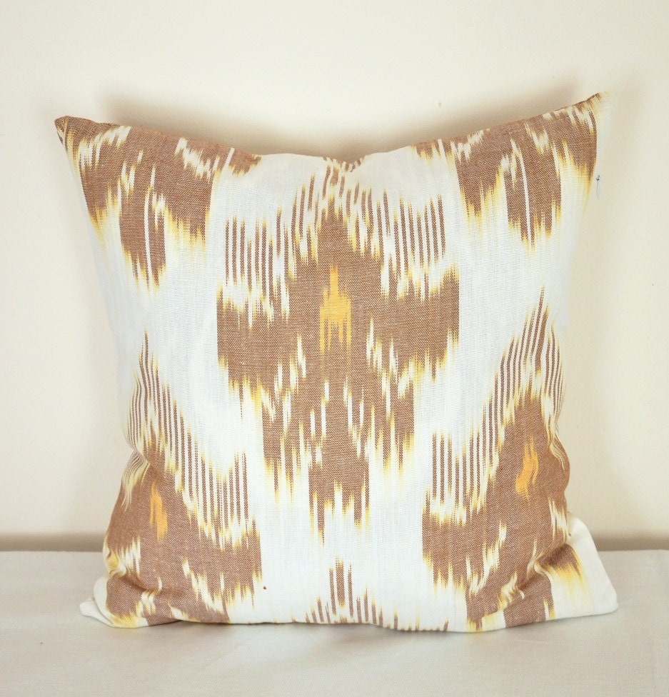 SALE Soft Ikat pillow covers- Size 15" x 16" - Ikat