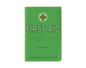 FREE SHIPPING - First Aid - American Red Cross Handbook Manual Health 1957  - Sale