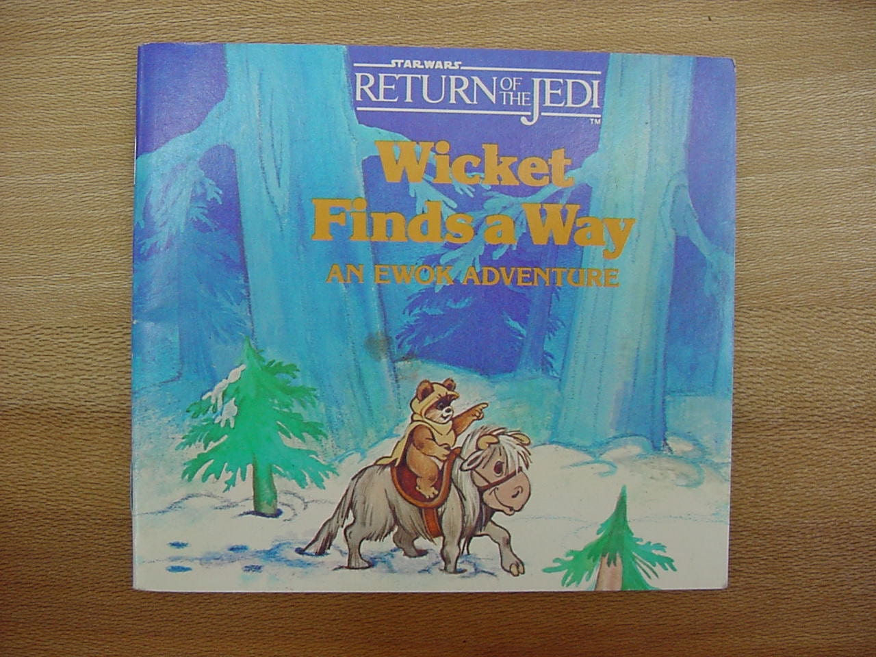 Wicket Finds a Way:  An Ewok Adventure by Melinda Luke Star Wars childrens book 1983 Random House