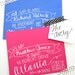 Hand Addressed Envelopes - The Avery