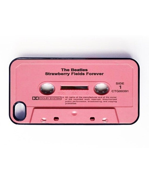 Iphone 4 Case - Retro The Beatles Cassette iPhone case for iPhone 4 / 4S